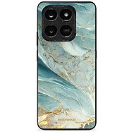 Mobiwear Glossy case for Honor X7d / Honor 400 Smart 5G - greenish marble - Phone Cover