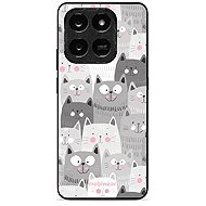 Mobiwear Glossy glossy case for Honor X7d / Honor 400 Smart 5G - cats - Phone Cover