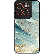 Mobiwear Glossy Glossy case for Motorola Edge 70 greenish marble - Phone Cover