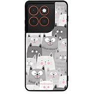 Mobiwear Glossy Glossy case for Motorola Edge 70 cats - Phone Cover