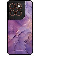 Mobiwear Glossy Glossy case for Motorola Edge 70 purple marble - Phone Cover