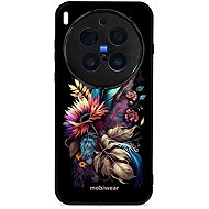 Mobiwear Glossy glossy case for Vivo X300 Pro bouquet with feather - Phone Cover