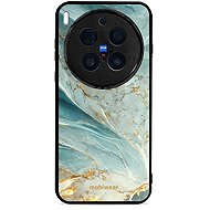 Mobiwear Glossy glossy case for Vivo X300 Pro greenish marble - Phone Cover