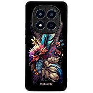 Mobiwear Glossy glossy case for Xiaomi Redmi Note 15 Pro+ 5G bouquet with feather - Phone Cover