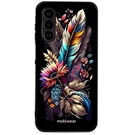 Mobiwear Glossy glossy case for Samsung Galaxy A17 / A17 5G bouquet with feather - Phone Cover
