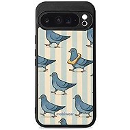 Mobiwear Glossy Glossy case for Google Pixel 9 Pro XL pigeons - Phone Cover