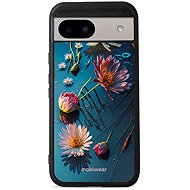 Mobiwear Glossy glossy case for Google Pixel 8A flowers on the surface - Phone Cover