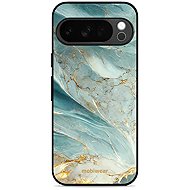 Mobiwear Glossy Glossy case for Google Pixel 10 Pro greenish marble - Phone Cover
