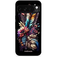 Mobiwear Glossy glossy case for Google Pixel 10 Pro XL bouquet with feather - Phone Cover