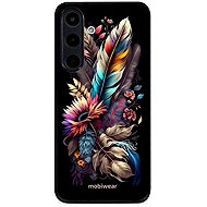 Mobiwear Glossy glossy case for Samsung Galaxy S25 FE bouquet with feather - Phone Cover