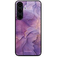 Mobiwear Glossy glossy case for Samsung Galaxy S25 FE purple marble - Phone Cover