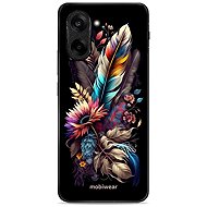 Mobiwear Glossy Glossy case for OnePlus Nord CE5 bouquet with feather - Phone Cover
