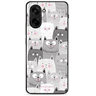 Mobiwear Glossy OnePlus Nord CE5 cicák fényes tok - Telefon tok