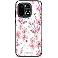 Mobiwear Glossy Glossy case for OnePlus 15 pink flowers - Phone Cover