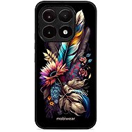 Mobiwear Glossy glossy case for Xiaomi 15T bouquet with feather - Phone Cover