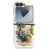 Mobiwear Elite Pro Samsung Galaxy Z Flip 7 FE virágok ellenálló tok - Védőtok