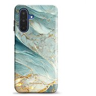 Mobiwear Elite Pro durable case for Samsung Galaxy A17 / A17 5G greenish marble - Protective Case