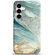 Mobiwear Elite Pro durable case for Samsung Galaxy S25 FE greenish marble - Protective Case
