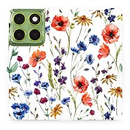Mobiwear Flip case for Motorola Moto G06 power flower - Phone Case
