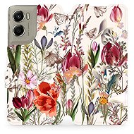 Mobiwear Flip case for Motorola Edge 70 meadow - Phone Case