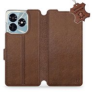 Mobiwear Leather flip case for Honor X5c Plus brown - Phone Case