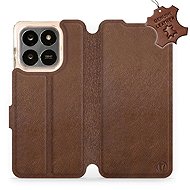 Mobiwear Leather flip case for Honor X7d / Honor 400 Smart 5G - brown - Phone Case