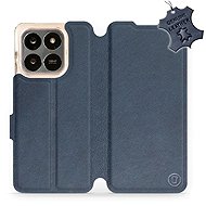 Mobiwear Leather flip case for Honor X7d / Honor 400 Smart 5G - blue - Phone Case