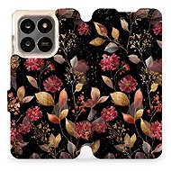 Mobiwear Flip case for Honor X7d / Honor 400 Smart 5G - golden leaves - Phone Case