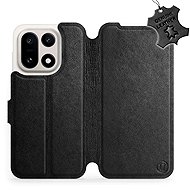 Mobiwear Leather flip case for OnePlus 15 black - Phone Case