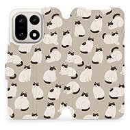 Mobiwear Flip case for OnePlus 15 kittens - Phone Case