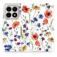 Mobiwear Flip case for Xiaomi 15T flower - Phone Case
