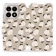 Mobiwear Flip case for Xiaomi 15T cats - Phone Case