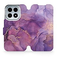 Mobiwear Flip case for Xiaomi 17 purple marble - Phone Case