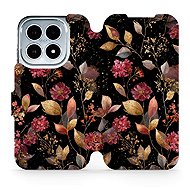 Mobiwear Flip case for Xiaomi 17 golden leaves - Phone Case