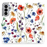 Mobiwear Flip case for Samsung Galaxy A17 / A17 5G flower - Phone Case