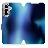 Mobiwear Flip case for Samsung Galaxy A17 / A17 5G blue - Phone Case