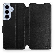 Mobiwear Flip case for Samsung Galaxy S25 FE black and grey - Phone Case