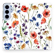 Mobiwear Flip case for Samsung Galaxy S25 FE flower - Phone Case
