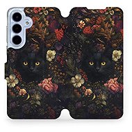 Mobiwear Flip case for Samsung Galaxy S25 FE dark cats - Phone Case