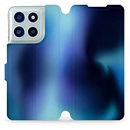 Mobiwear Flip case for Motorola Moto G56 5G blue - Phone Case