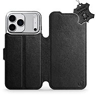 Mobiwear Leather flip case for Apple iPhone 17 Pro Max black - Phone Case