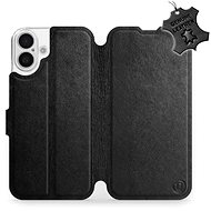 Mobiwear Flip book, leather for Apple iPhone 16 Plus - Black - L_BLS - Phone Case