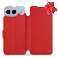 Mobiwear Flip book, leather for OnePlus Nord 4 5G - Red - L_RDS - Phone Case