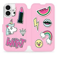 Mobiwear Flip Book for Apple iPhone 16 - M129S - Phone Case