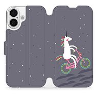 Mobiwear Flip Book for Apple iPhone 16 - V024P - Phone Case