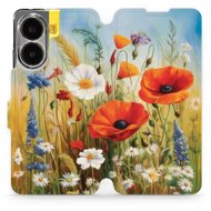 Mobiwear flip knížkové pro POCO X7 Pro - Letní louka - Phone Case