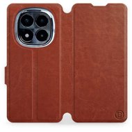 Mobiwear flip book for POCO X7 - Brown - Phone Case