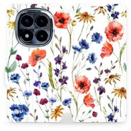 Mobiwear flip knížkové pro POCO X7 - Kvítí - Phone Case