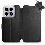 Mobiwear kožené flip knížkové pro Xiaomi 14T - Černé - Phone Case