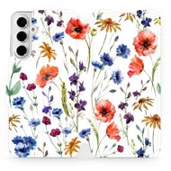 Mobiwear flip book for Samsung Galaxy A16 4G/5G - Flower - Phone Case